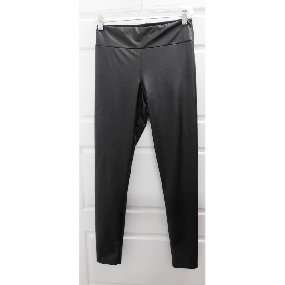 Calzedonia Faux Leather‎ Leggings Black Size M